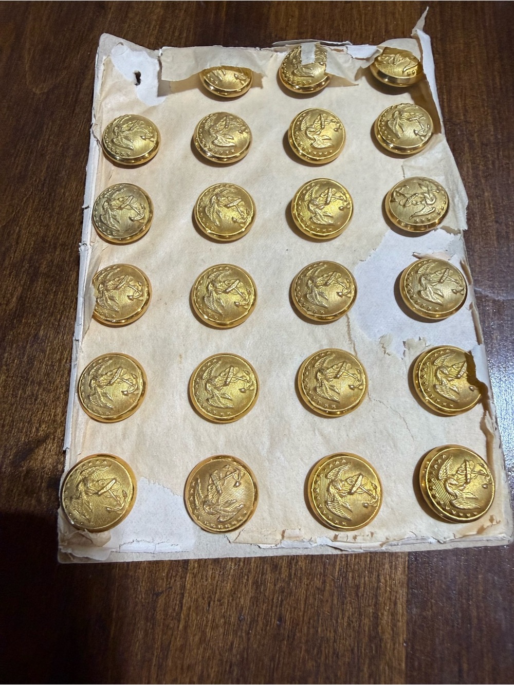 Antique USMC Uniform Buttons by Horstmann Military Outfitters